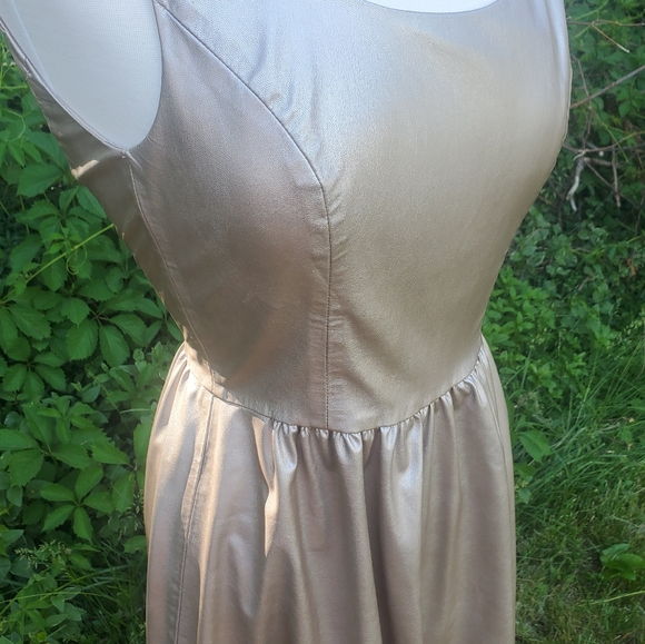 Faux Leather skater dress - Picture 3 of 3
